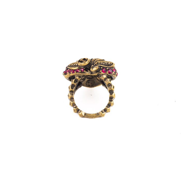 Gucci Strawberry Crystal Ring