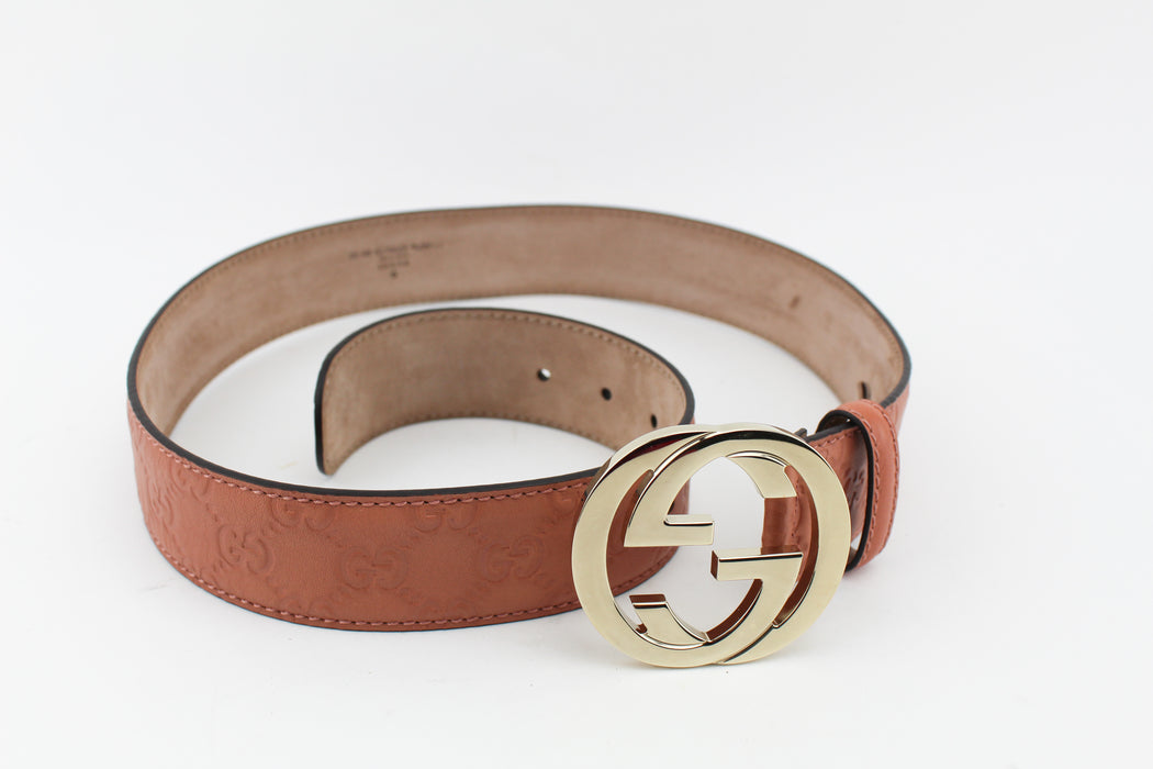 GUCCI GG LEATHER BELT