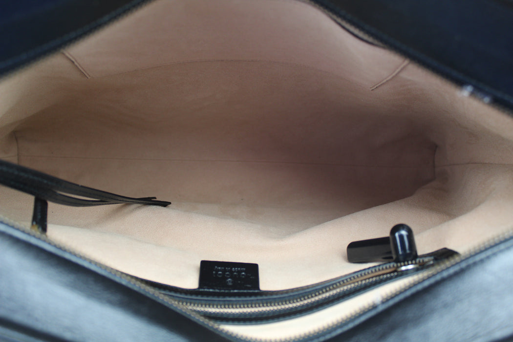 Gucci GG Marmont Matelassé medium tote black