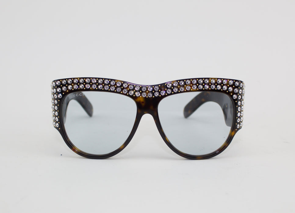 GUCCI OVERSIZE HOLYWOOD FOREVER SUNGLASSES