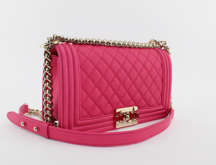 CHANEL MEDIUM BOY BAG PINK