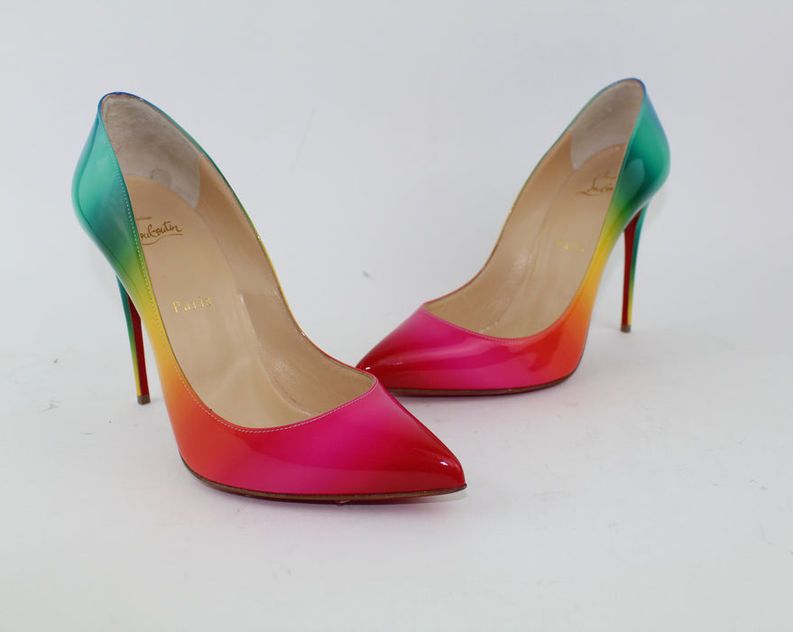 CHRISTIAN LOUBOUTIN PIGALLE FOLLIES 100mm size 39.5