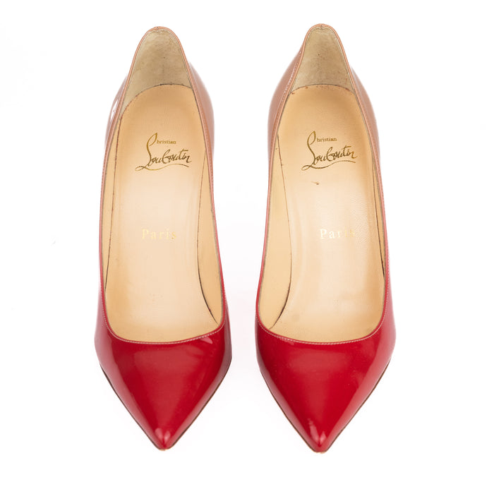Christian Louboutin 100 Patent Degrade red-nude
