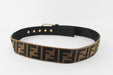 Fendi Ff Black and brown  Belt