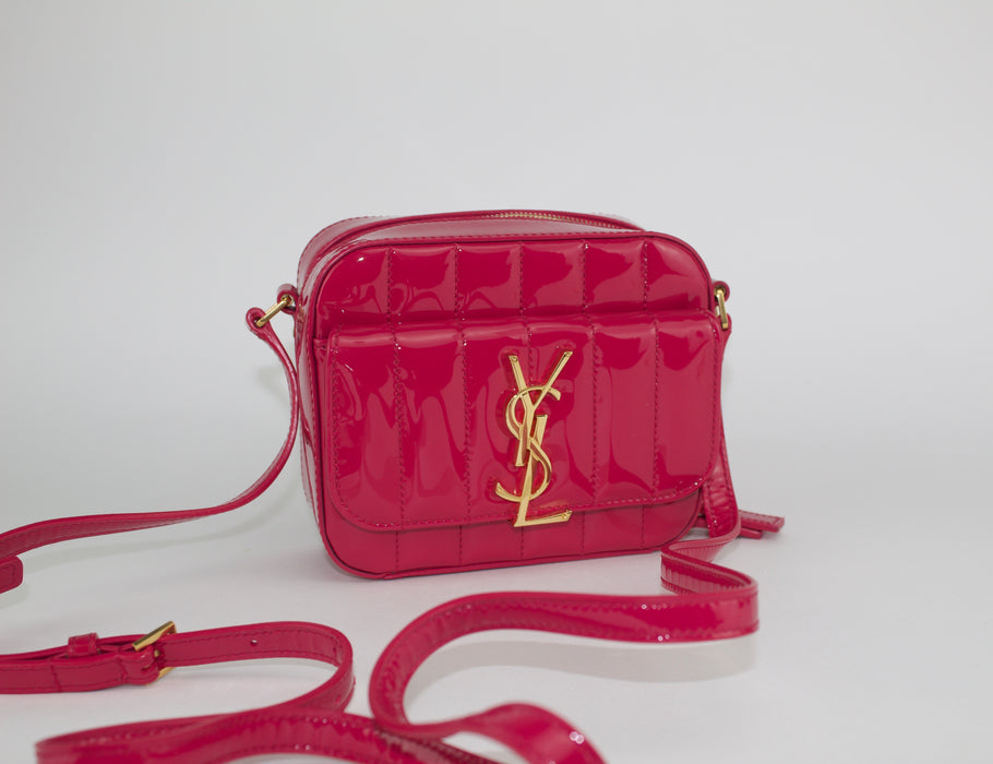 SAINT LAURENT VICKY TOY CAMERA BAG PINK