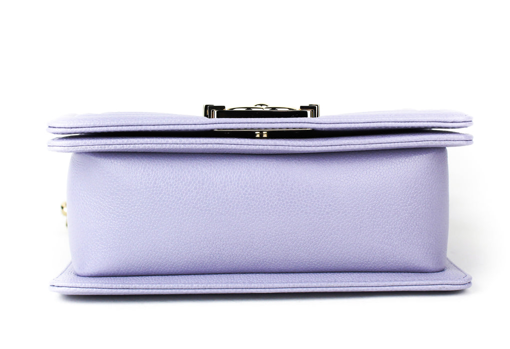 Chanel Small Caviar Boy bag lavender