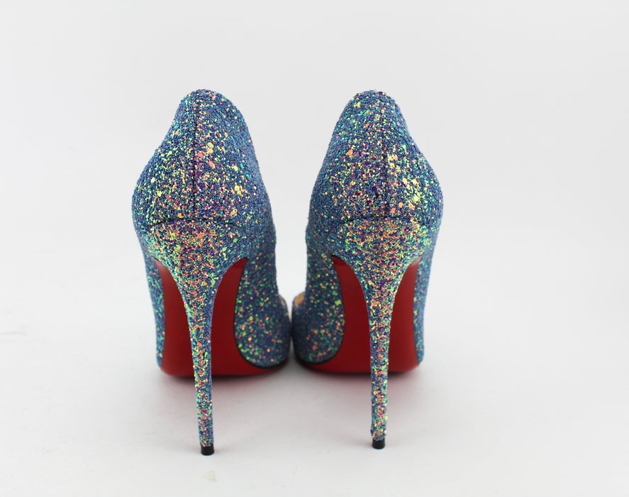 Christian Louboutin So Kate 120mm Glitter Dragonfly