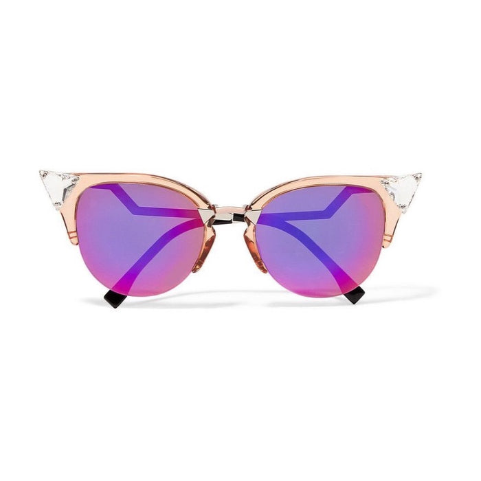 Fendi Swarovski crystal embellished cat eye Sunglasses