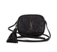 SAINT LAURENT MONOGRAM BLACK STAR EMBOSSED BLOGGER CROSSBODY - LuxurySnob