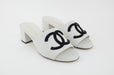 CHANEL LAMBSKIN MULES