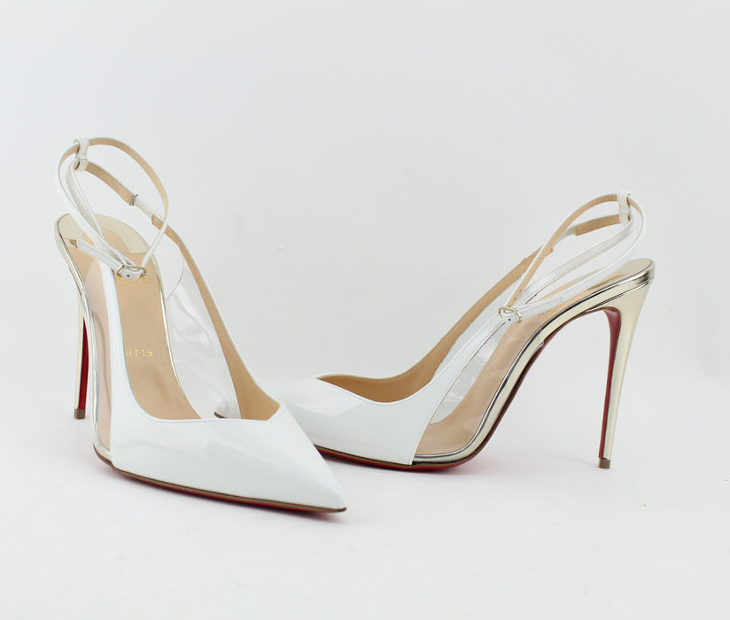 CHRISTIAN LOUBOUTIN Optichoc 100 mm SIZE 40 - LuxurySnob