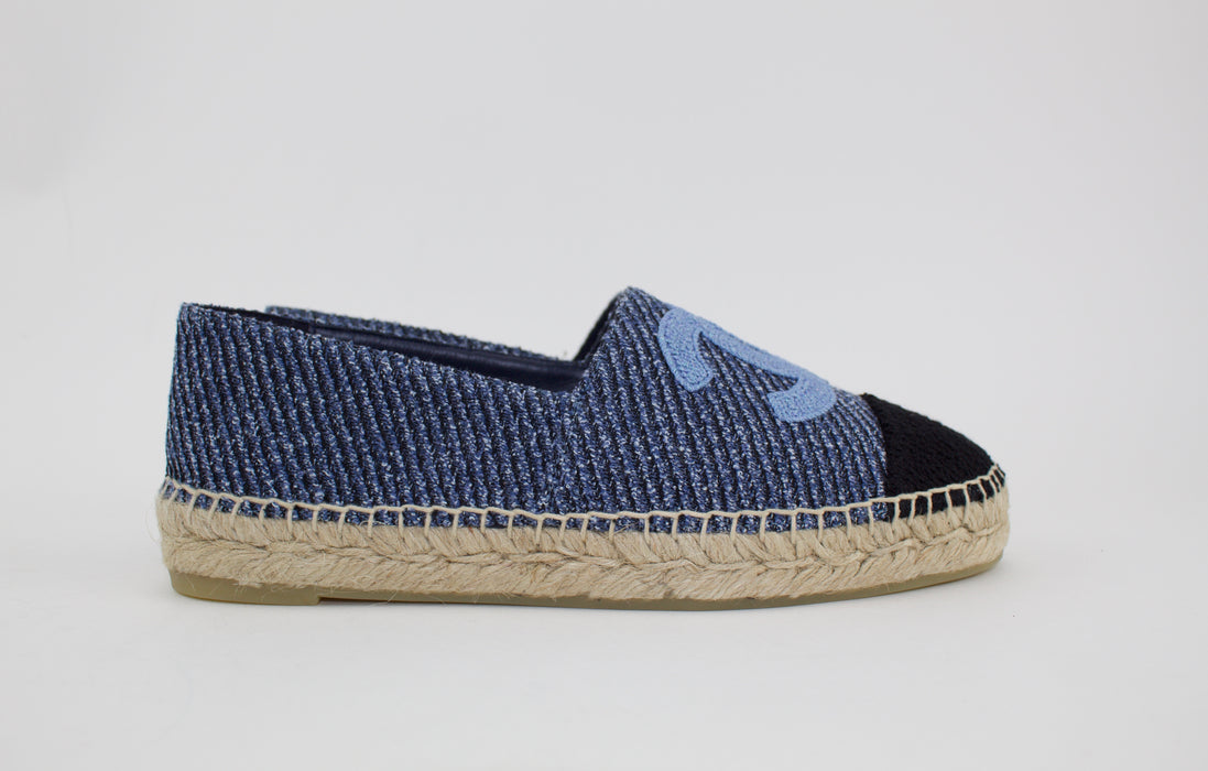 CHANEL ESPADRILLES SIZE 37 