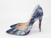 Christian Louboutin Iriza 100MM Printed Denim Heels