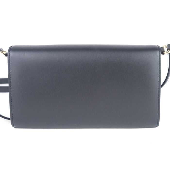 Dolce and Gabbana Calfskin 3.5 Leather Clutch