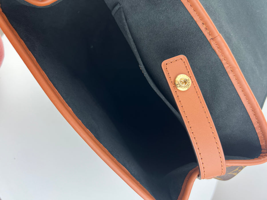 Louis Vuitton Brown Reverse Monogram Dauphine Backpack PM