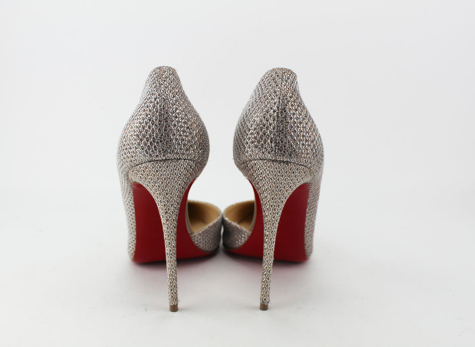 Christian Louobutin Metallic Iriza Lame D'orsay