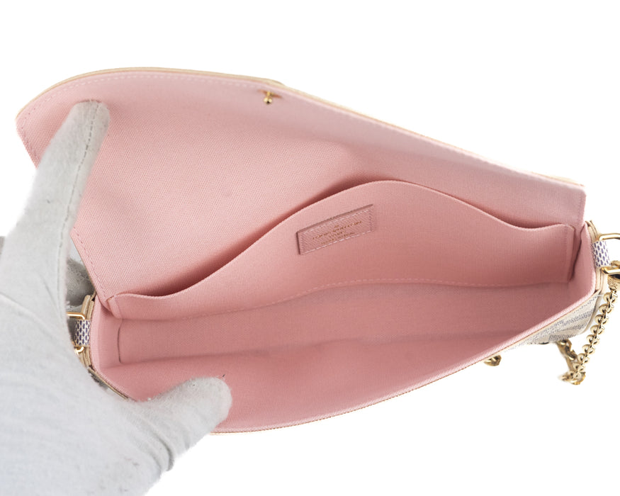 Louis Vuitton Fèlicie Pochette Damier Azur