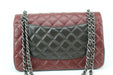 Chanel Lambskin Tricolor Double Flap Jumbo Bag