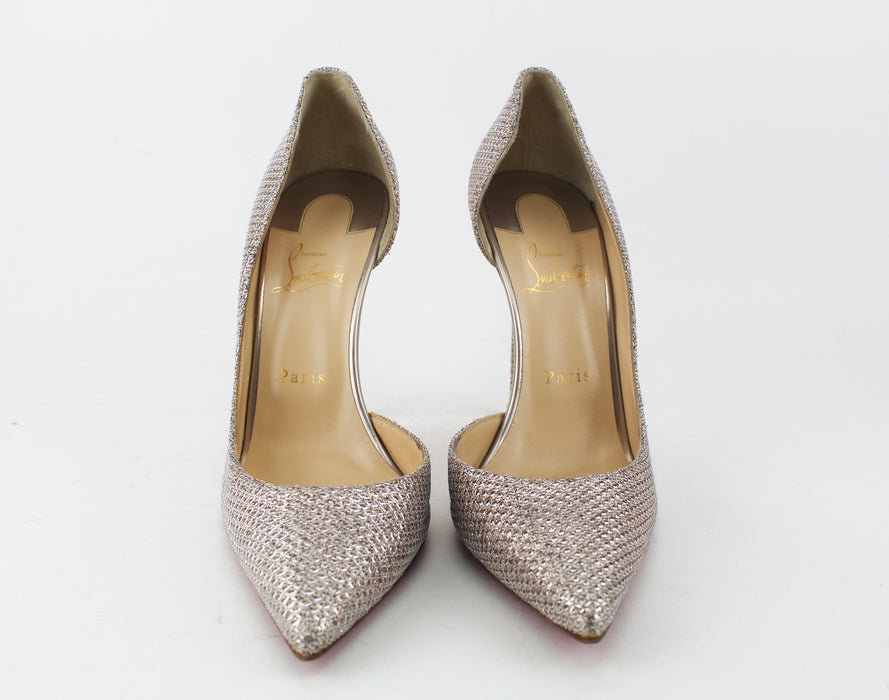 Christian Louobutin Metallic Iriza Lame D'orsay