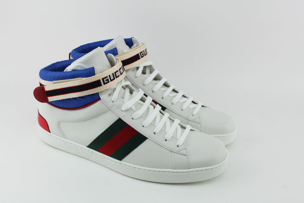 GUCCI ACE MEN HIGHTOP SNEAKERS