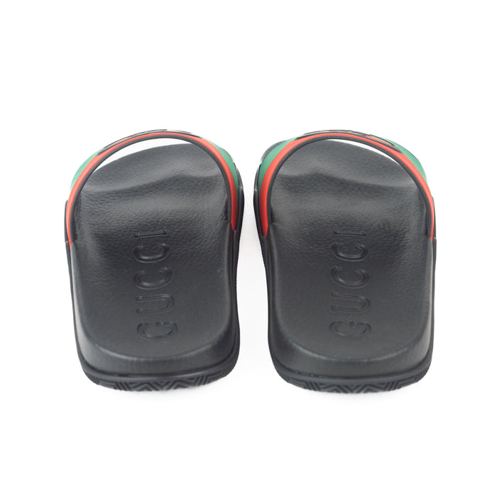 Gucci Rubber GG Interlock slides