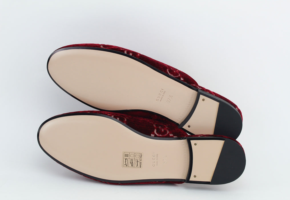 Gucci Princetown Velvet Mules