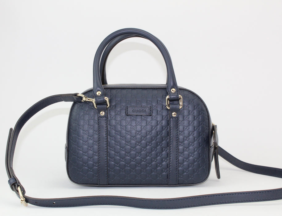 Gucci Micro Guccissima bag navy