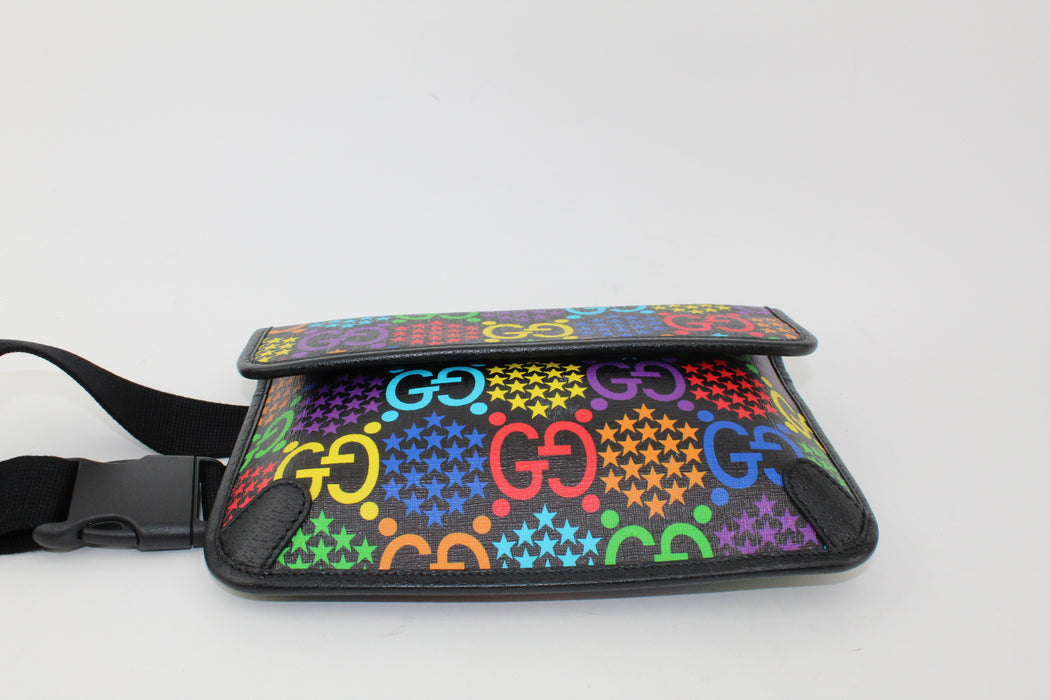 GUCCI GG MONOGRAM PSYCHEDELIC BELT BAG