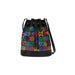 GUCCI BLACK PSYCHEDELIC BUCKET BAG BLACK