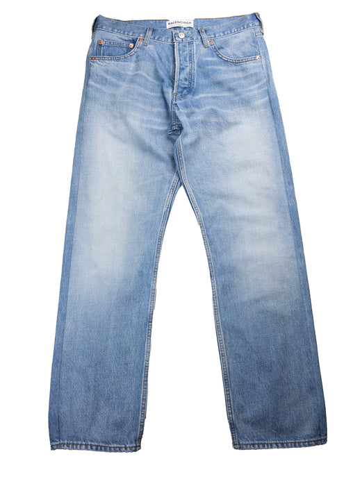 Balenciaga Light-Wash Jeans