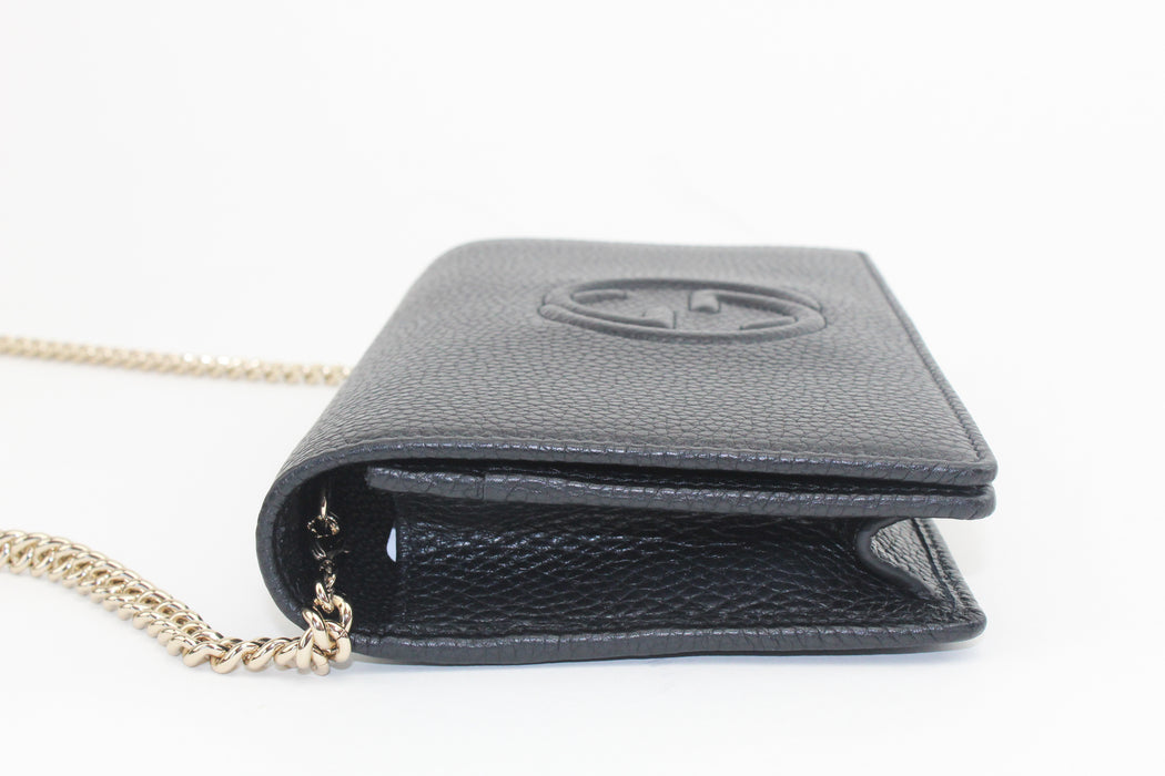 Gucci Soho Wallet on Chain black