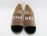 CHANEL VELVET ESPADRILLES SIZE 39