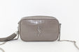 Saint Laurent Mini Lou Croc Embossed Camera bag Taupe