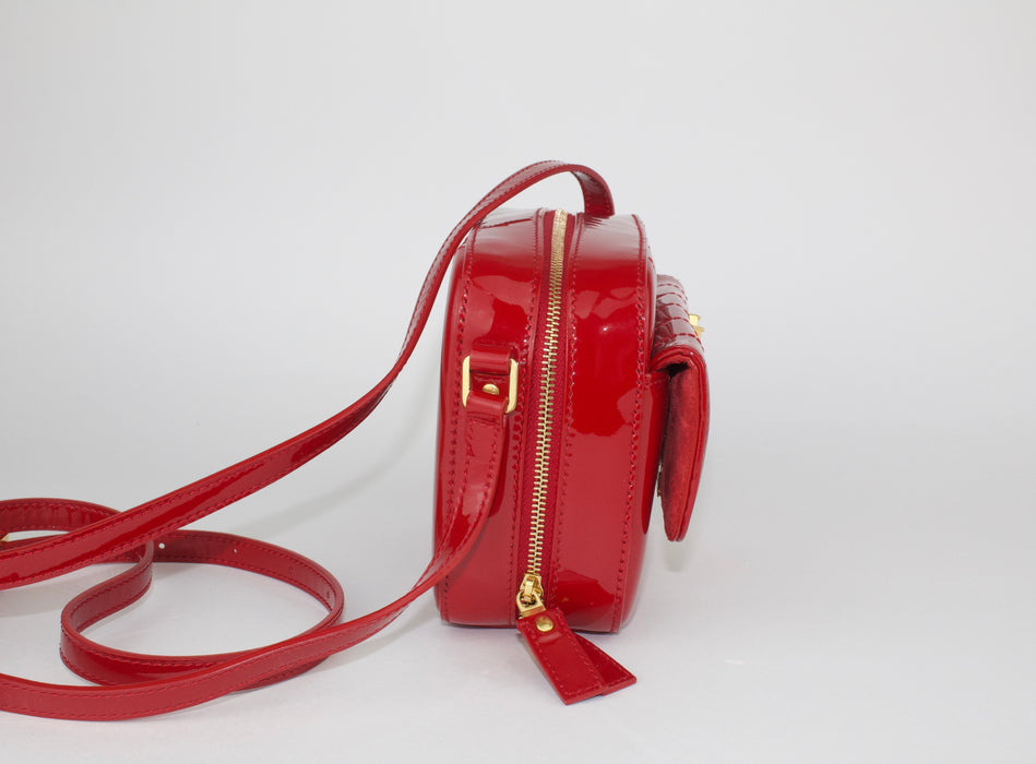 SAINT LAURENT VICKY TOY CAMERA BAG RED