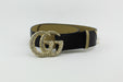 GUCCI GG AZALE BELT BEIGE AND BLACK