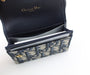 DIOR OBLIQUE SADDLE  FLAP CARD HOLDER