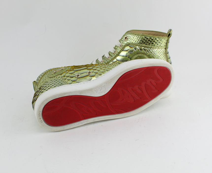 CHRISTIAN LOUBOUTIN PYTHON SNEAKERS SIZE 40 - LuxurySnob