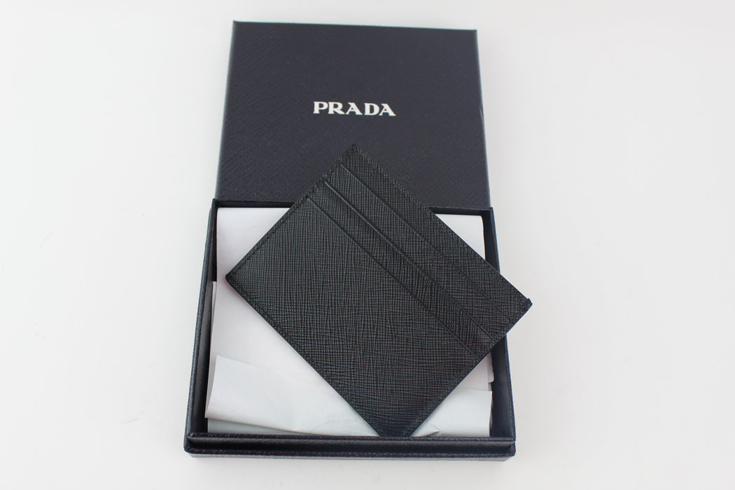 PRADA SAFFIANO TRI STRIPE CARDHOLDER