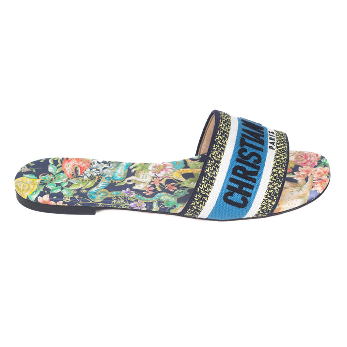 Dior dway Black Multicolor Embroidered Cotton with D-Constellation Motif