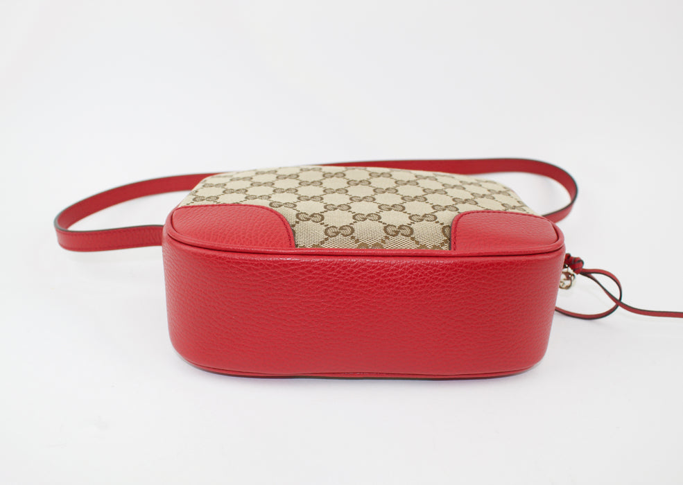 GUCCI GG SUPREME CANVAS BREE CROSSBODY BAG