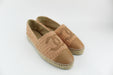 Chanel Espadrille Tweed/ Lambskin