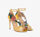 GUCCI OPHELIA GOLD SANDALS SIZE 38 - LuxurySnob