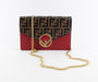 FENDI LOGO LEATHER CHAIN BAG - LuxurySnob