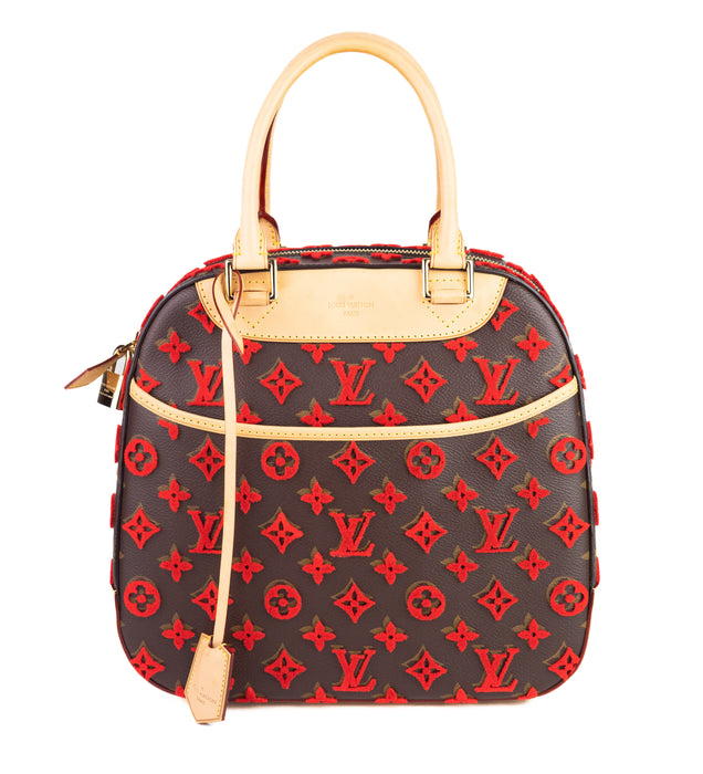 Louis Vuitton Limited Edition Deauville Red cube