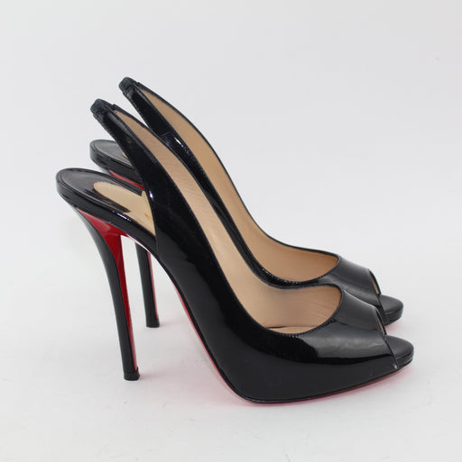 CHRISTIAN LOUBOUTIN  SLINGBACk SIZE 38.5 - LuxurySnob