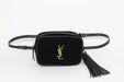 SAINT LAURENT LOU VELVET BELT BAG