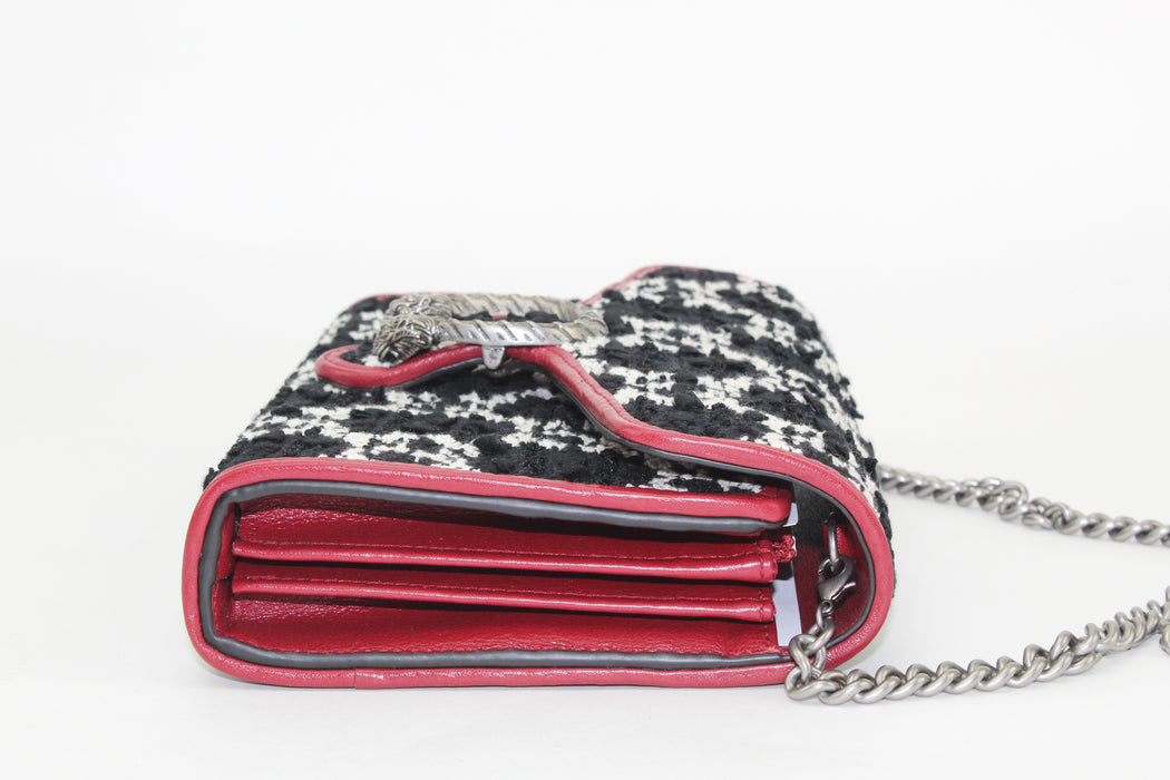 Gucci Dionysus GG tweed shoulder bag