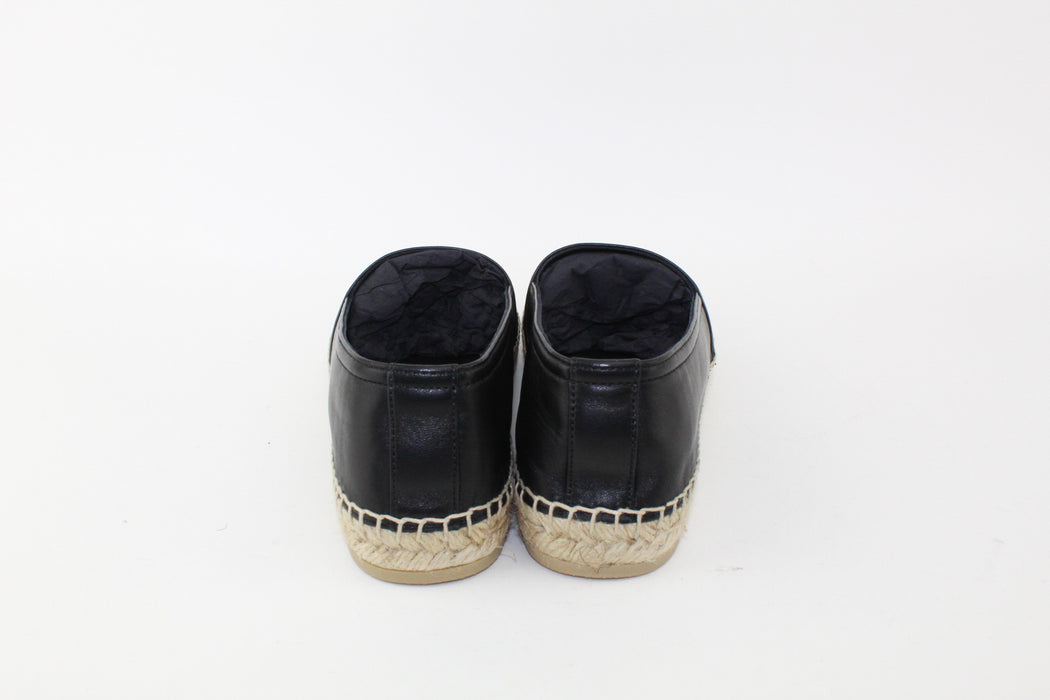 SAINT LAURENT LEATHER ESPADRILLES