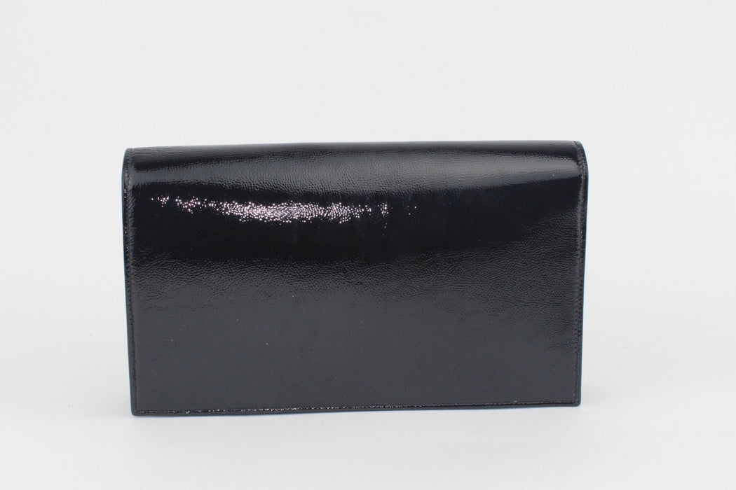 SAINT LAURENT PATENT LEATHER CLUTCH