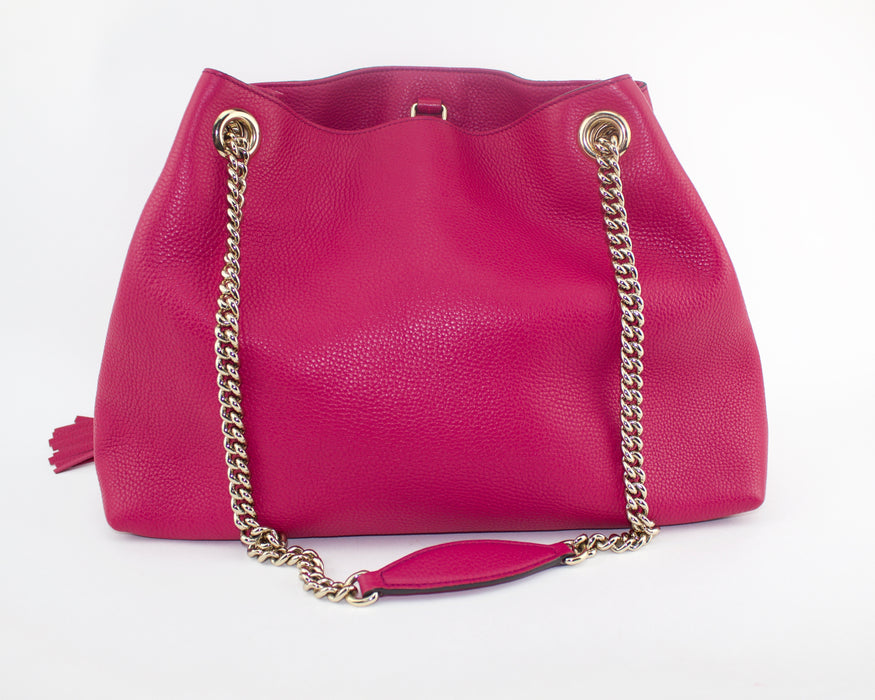 GUCCI SOHO LEATHER SHOULDER BAG